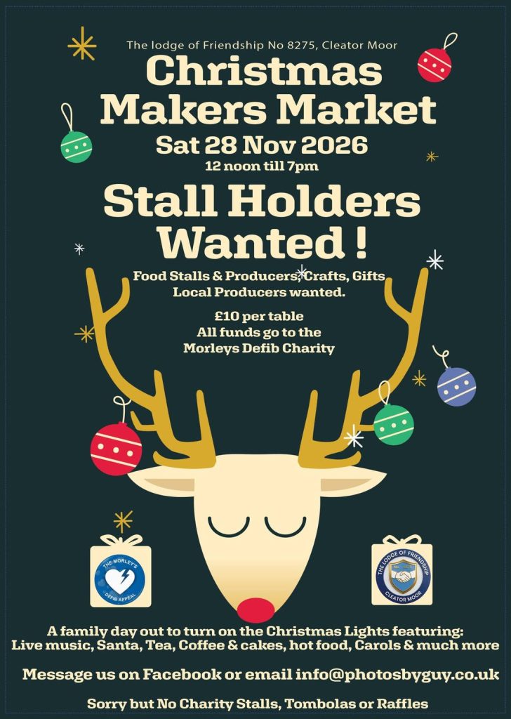 Stall Holders wanted for our Christmas Market. The Lodge of Friendship will be h... 810118432 122146398411086379 7144688877032769295 n.jpg